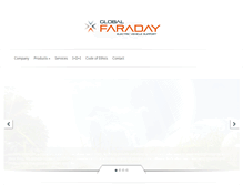 Tablet Screenshot of globalfaraday.com